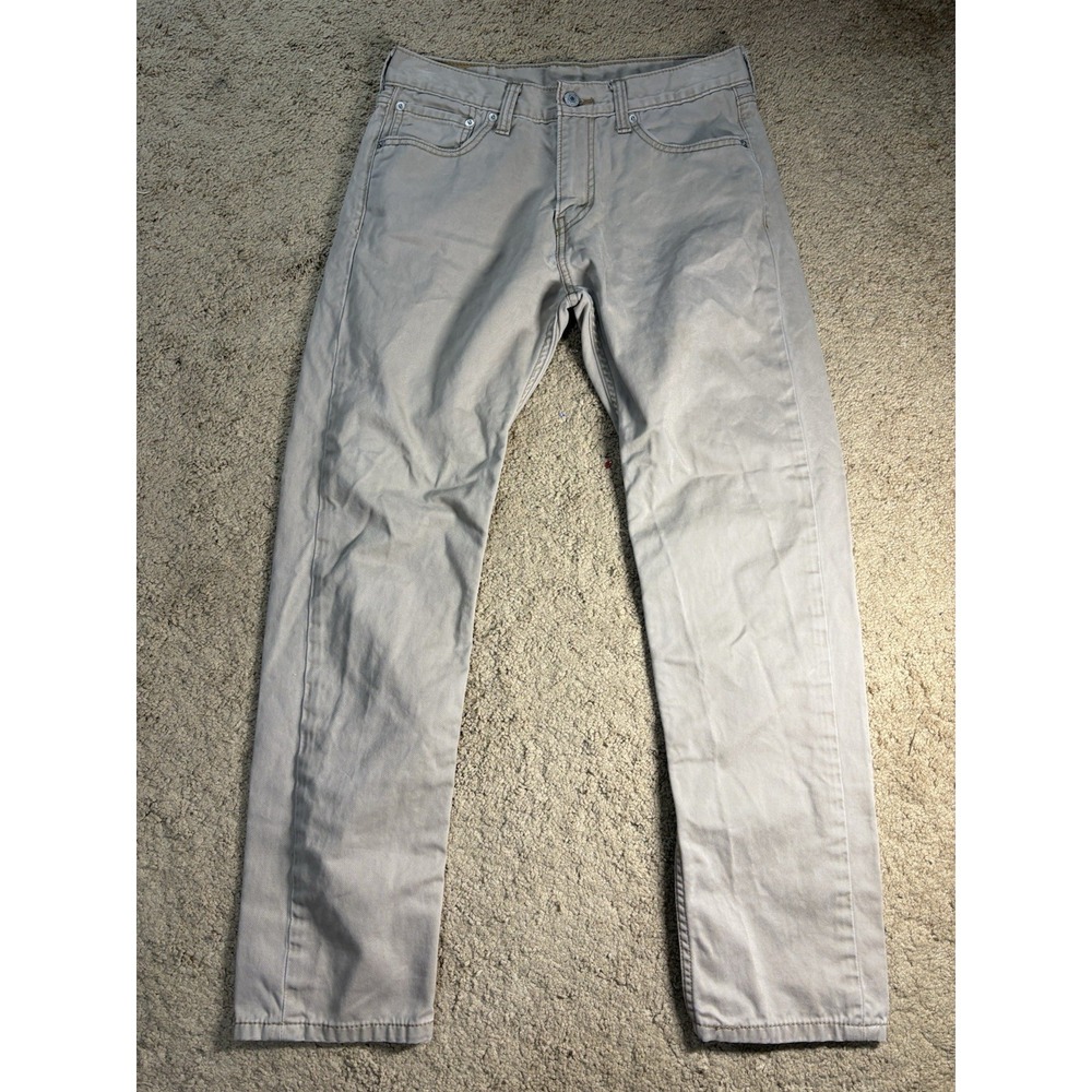 Levis 508‎ Jeans Men 30x30 White Tab Regular Taper Khaki Discontinued Preppy